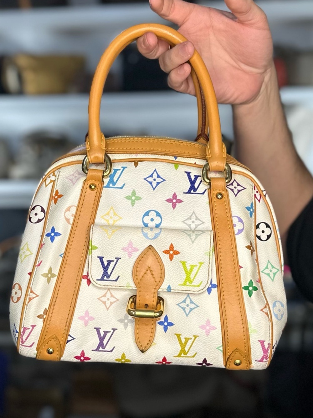 LV MURAKAMI HANDBAG